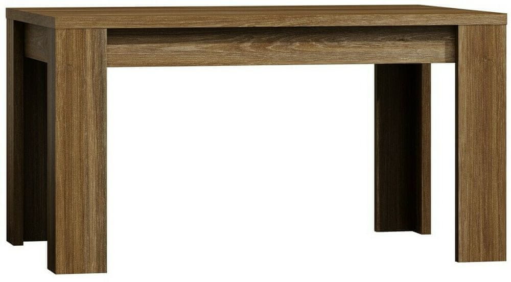 eoshop Jedálenský stôl rozkladacia 120 x 80 Sapir dub Stirling